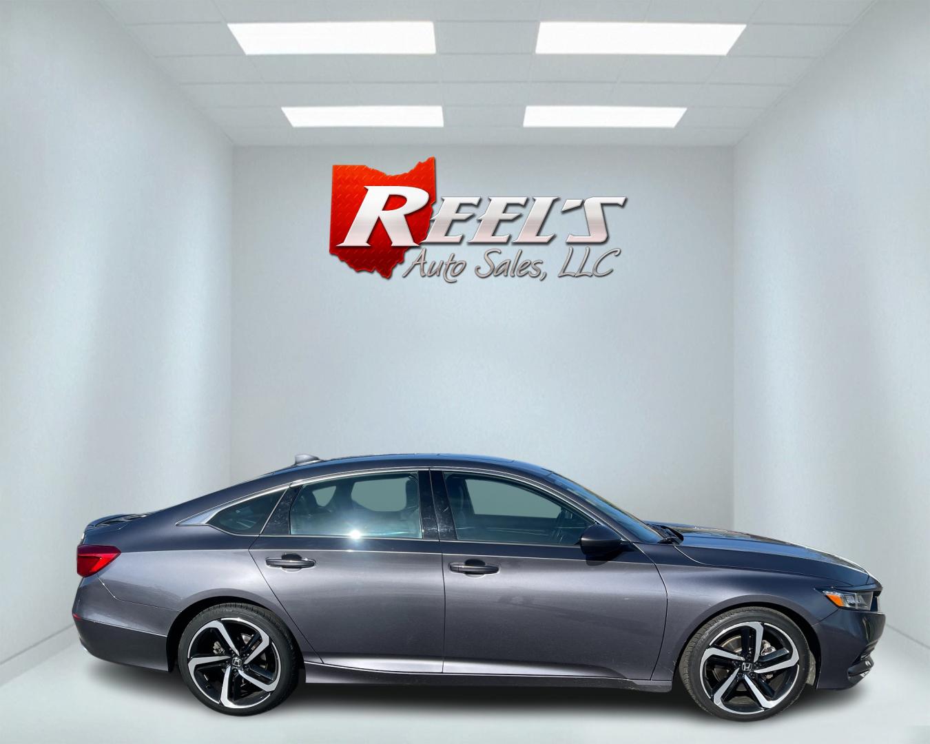 2020 Gray /Black Honda Accord Sport 2.0T (1HGCV2F39LA) with an 2.0L I4 DOHC 16V Turbo engine, 10 Speed Auto transmission, located at 11115 Chardon Rd. , Chardon, OH, 44024, (440) 214-9705, 41.580246, -81.241943 - Photo#4